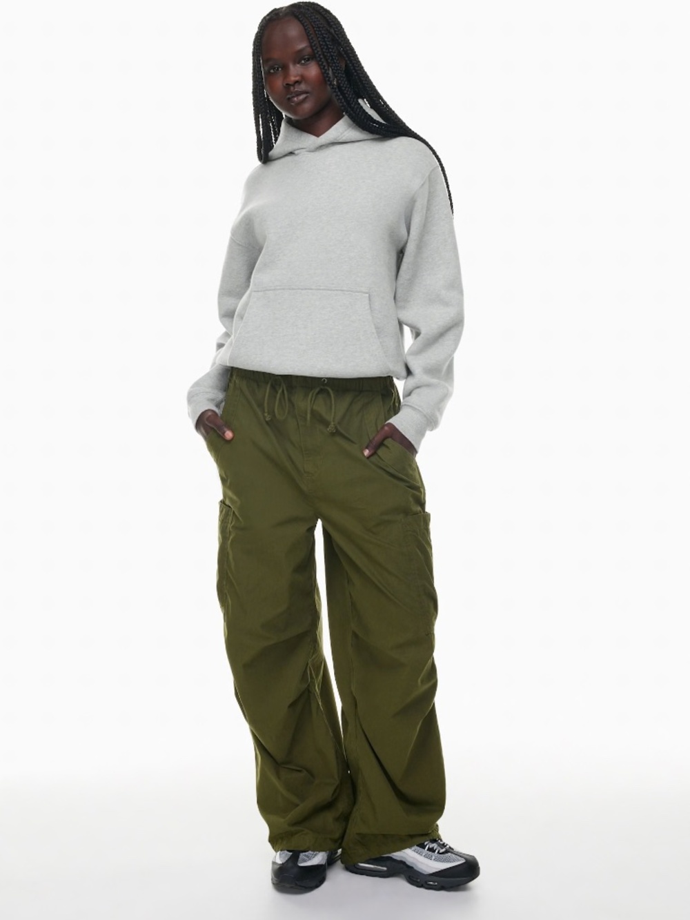 Aritzia Tna Stunt Parachute Pant in Fatigue (XS)